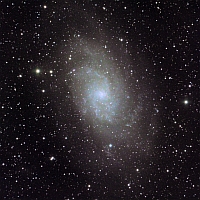 M33; Triangulum Galaxy in Infrared